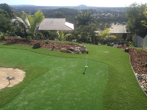 Not a bad place to practice your putting!