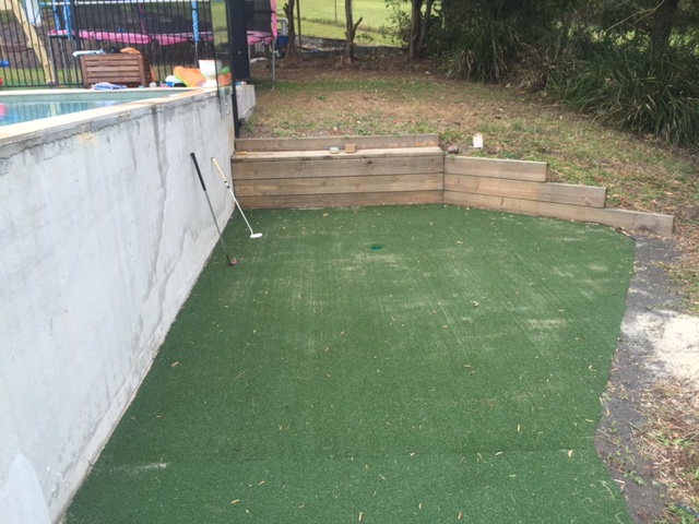 DIY putting green