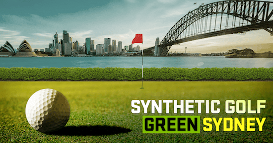 synthetic golf green Sydney